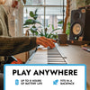 Carry-On Music Bundle: Black Folding Piano 88 Touch & Studio Headphones
