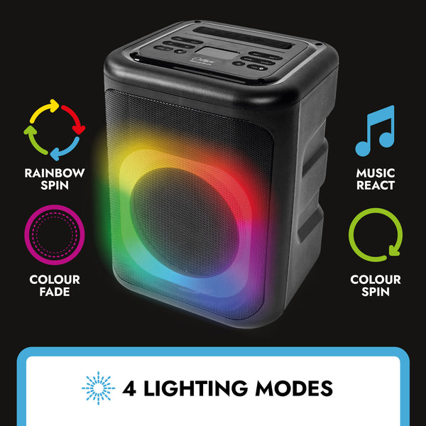 Carry-On Music Bundle: Soundtrack Portable Bluetooth Speaker & Dynamic Microphone with XLR-Jack Cable - Black