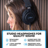 Carry-On Music Bundle: Black Digital Wind Instrument 2 & Carry-On SH-100 Studio Headphones