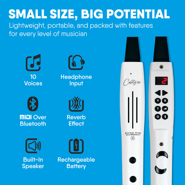 Carry-on Digital Wind Instrument 2 - White