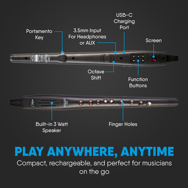 Carry-on Digital Wind Instrument Plus - Black