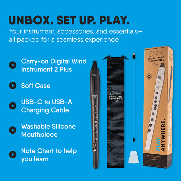 Carry-on Digital Wind Instrument Plus - Black