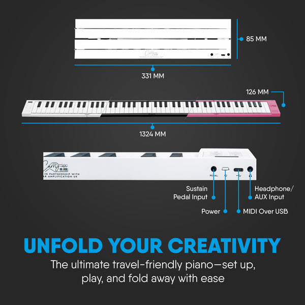 Carry-on Performer Dynamic Microphone - White