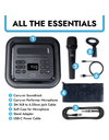 Carry-On Music Bundle: Soundtrack Portable Bluetooth Speaker & Dynamic Microphone with XLR-Jack Cable - Black