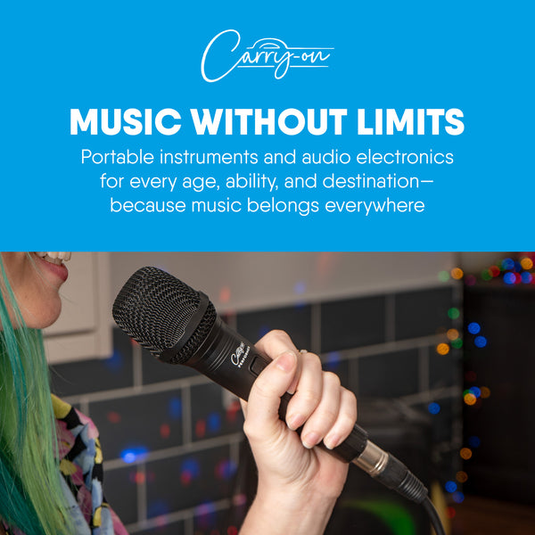 Carry-on Performer Dynamic Microphone - White